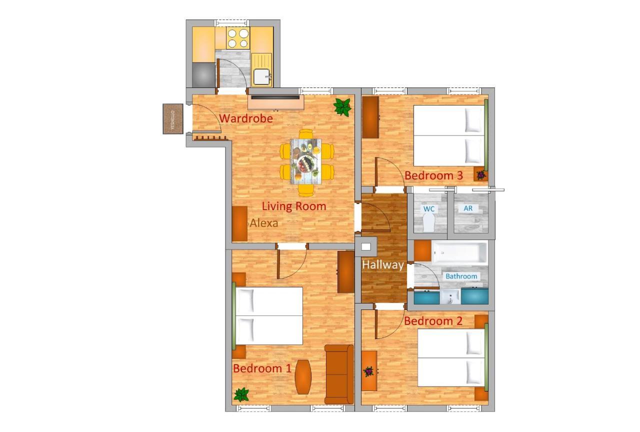 Spacious Vienna Central Station Residence Bagian luar foto